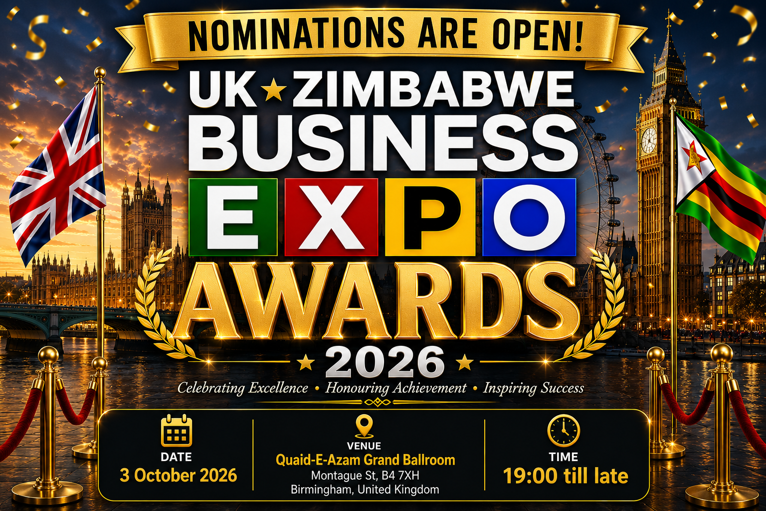 UK-Zimbabwe Business Expo Awards 2026